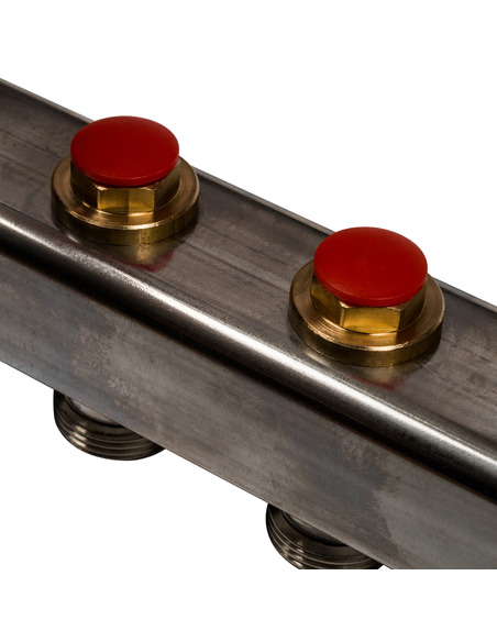 Коллектор STOUT из нержавеющей стали без расходомеров 6 вых.