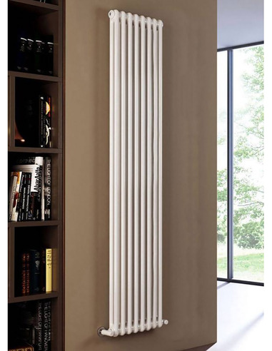 Радиатор трубчатый Zehnder Charleston 2180/10 1270/7610 1/2" RAL9016 (кроншт. в компл.)