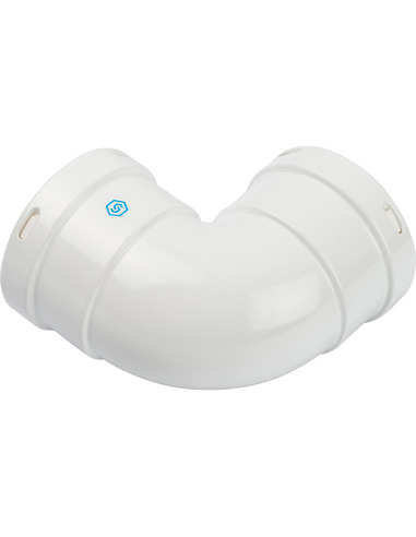 Отвод STOUT Ø80 - 90° м/м