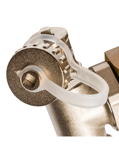 Коллектор STOUT из латуни в сборе с расходомерами 10 вых.