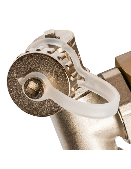 Коллектор STOUT из латуни в сборе с расходомерами 10 вых.