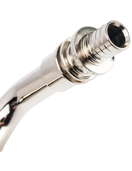 Трубка для подключения радиатора Г-образная STOUT 16/500 для труб из сшитого полиэтилена