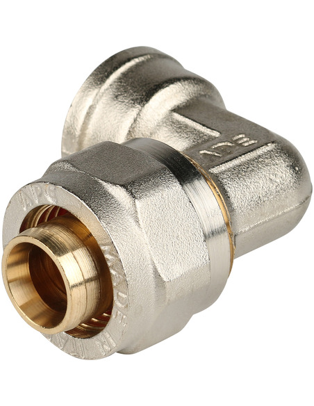 Угольник STOUT 20x1/2" ВР для металлопластиковых труб обжим