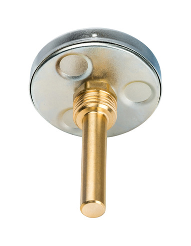 Термометр биметаллический STOUT 63 мм, 0-120ºС погружной, гильза 75 мм