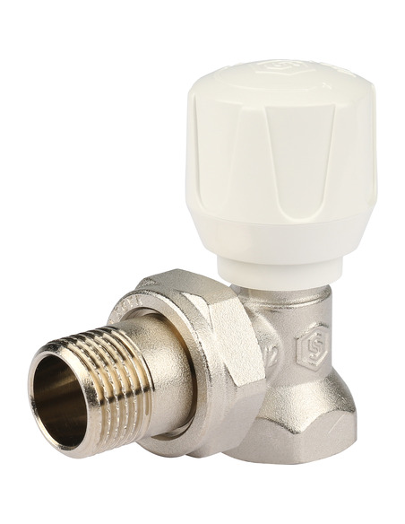Клапан ручной терморегулирующий STOUT 1/2" угловой