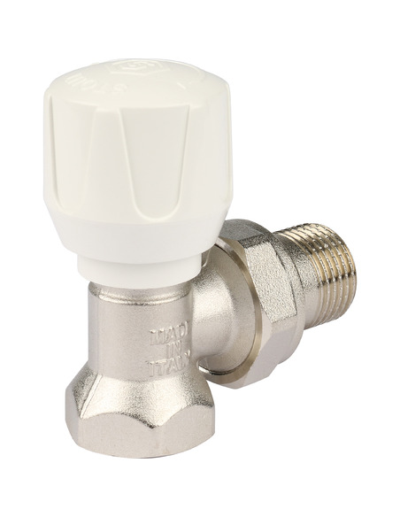 Клапан ручной терморегулирующий STOUT 1/2" угловой