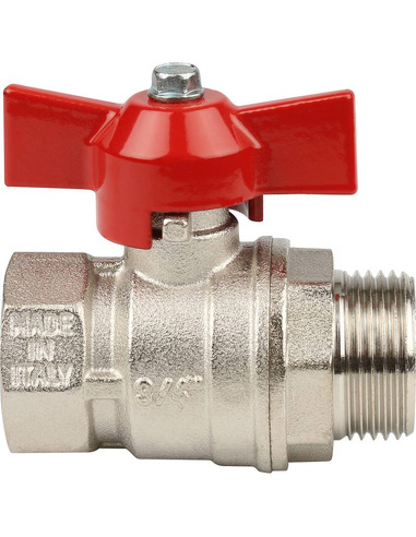 Кран шаровой STOUT стандартнопроходной 3/4" ВР-НР (бабочка)