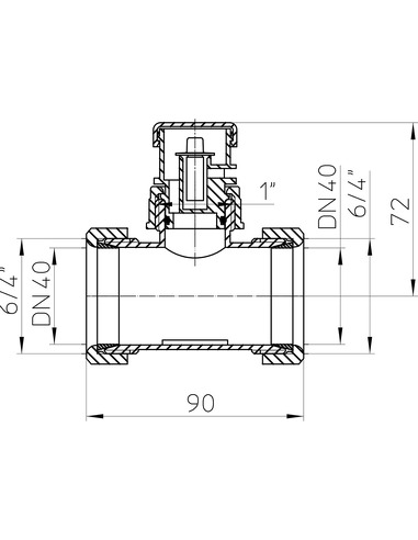 Клапан вентиляционный HL902T/40
