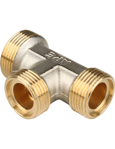 Тройник переходной STOUT 20x16x16 для металлопластиковых труб обжим