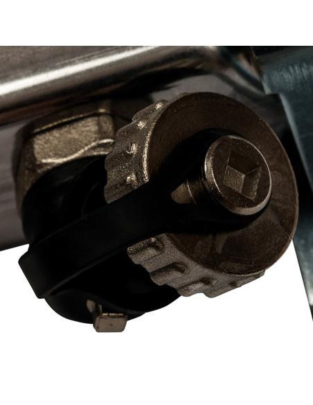 Коллектор STOUT из нержавеющей стали без расходомеров 6 вых. с воздухоотводчиком и сливом