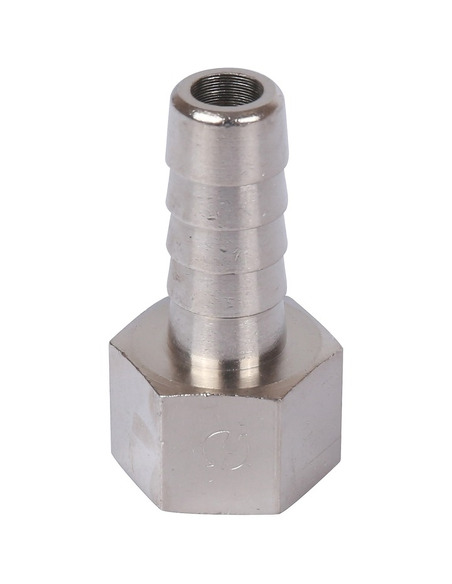 Штуцер никелированный STOUT 1/4"х10 ВР 