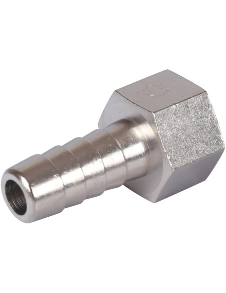 Штуцер никелированный STOUT 1/4"х10 ВР 