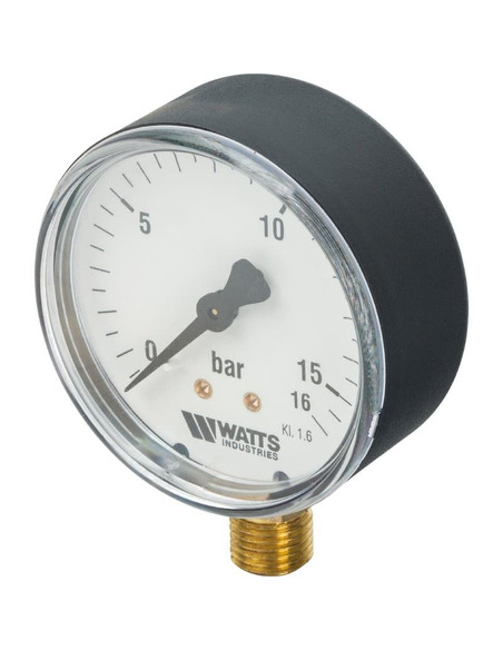 Манометр Watts F+R200 MRP 63 мм, 1/4", 0-16 бар, радиальный