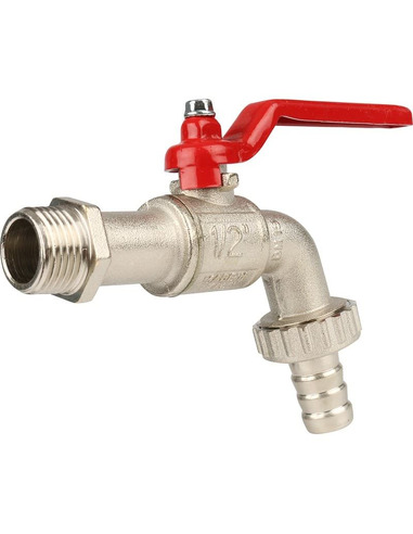 Кран шаровой ITAP 132 1/2" со штуцером (рычаг)