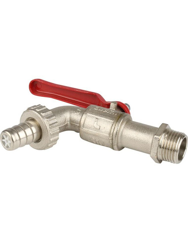 Кран шаровой ITAP 132 1/2" со штуцером (рычаг)