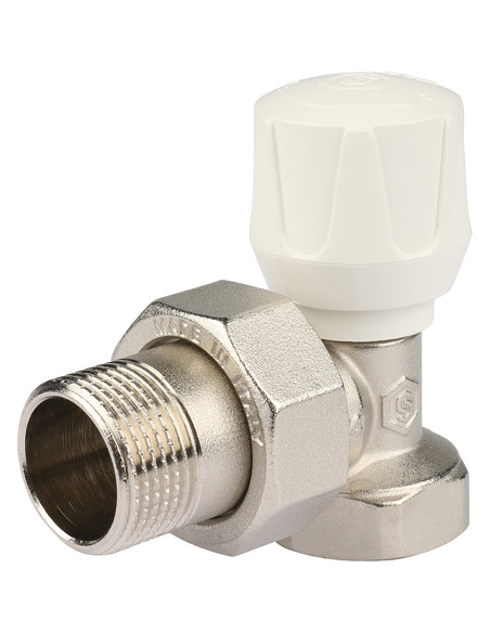 Клапан ручной терморегулирующий STOUT 3/4" угловой