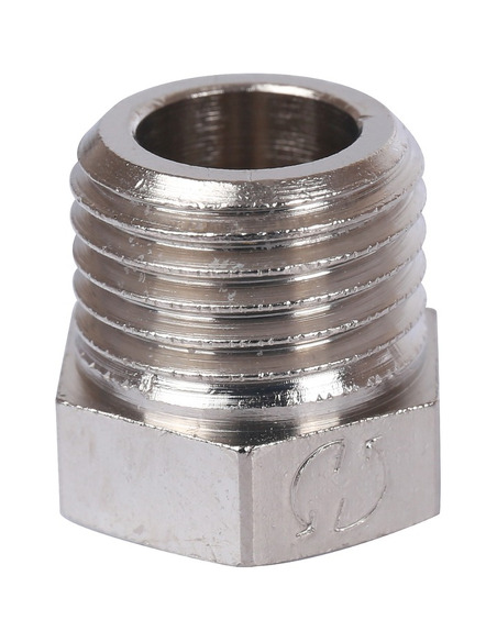 Заглушка никелированная STOUT 1/4" НР