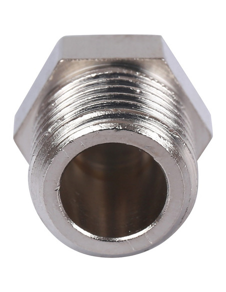 Заглушка никелированная STOUT 1/4" НР