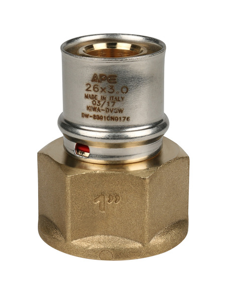 Переходник STOUT 26x1" ВР для металлопластиковых труб пресс