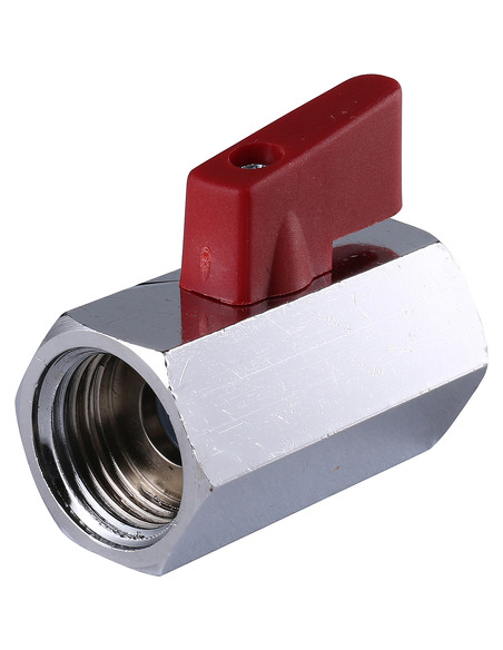 Кран шаровой мини STOUT 1/2" ВР-ВР (флажок)