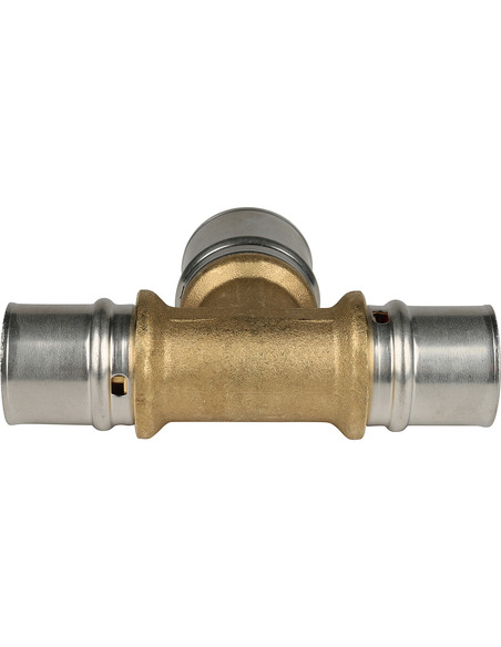 Тройник переходной STOUT 26x32x26 для металлопластиковых труб пресс