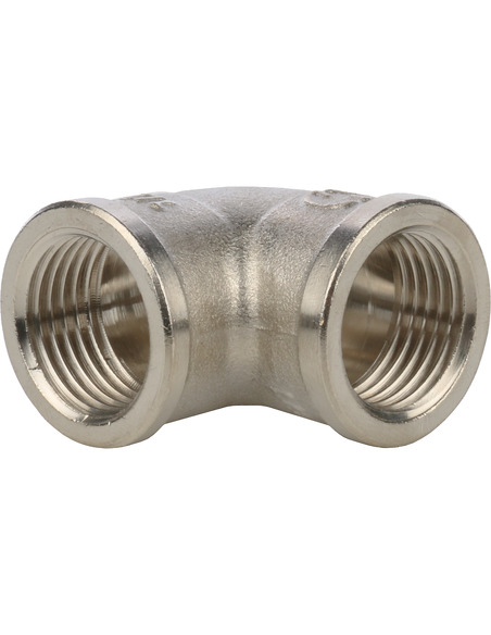 Угольник никелированный STOUT 1/2" ВР