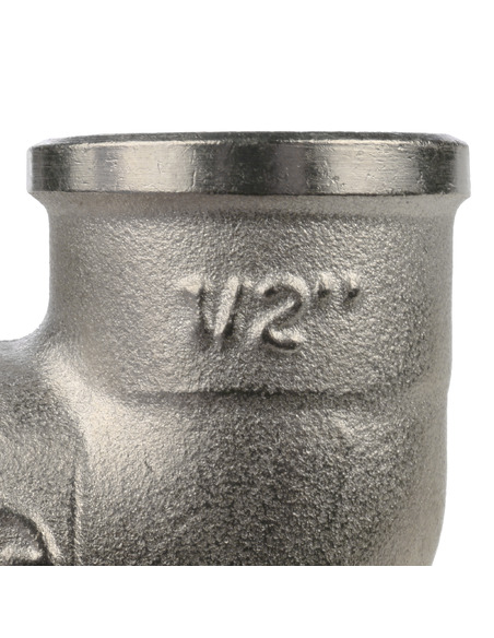 Угольник никелированный STOUT 1/2" ВР