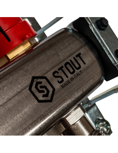 Коллектор STOUT из нержавеющей стали с расходомерами 6 вых.