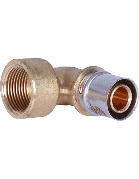 Угольник STOUT 26x1" ВР для металлопластиковых труб пресс