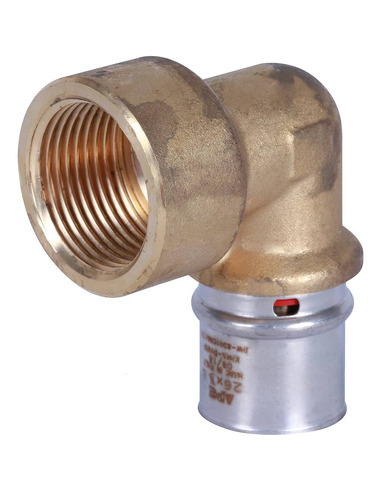 Угольник STOUT 26x1" ВР для металлопластиковых труб пресс