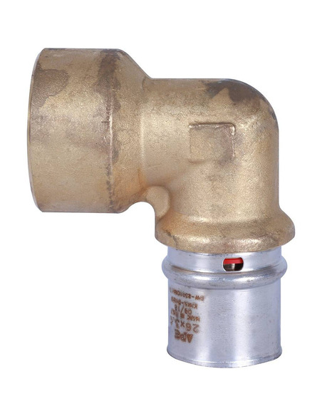 Угольник STOUT 26x1" ВР для металлопластиковых труб пресс