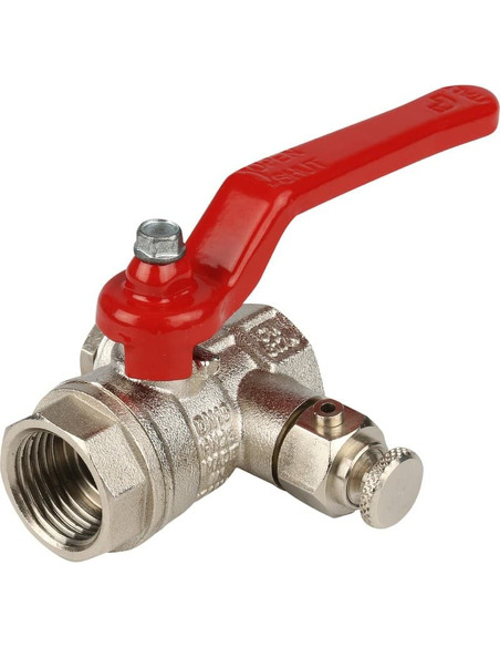 Кран шаровой ITAP 115 1/2" ВР-ВР со спускным клапаном (рычаг) Кран шаровой ITAP 115 1/2" ВР-ВР со спускным клапаном (рычаг)