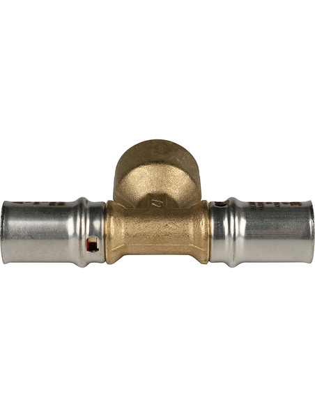 Тройник переходной STOUT 16x1/2"х16 ВР для металлопластиковых труб пресс