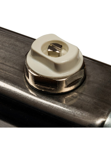 Коллектор STOUT из нержавеющей стали для радиаторной разводки 11 вых. с воздухоотводчиком