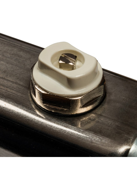 Коллектор STOUT из нержавеющей стали для радиаторной разводки 11 вых. с воздухоотводчиком