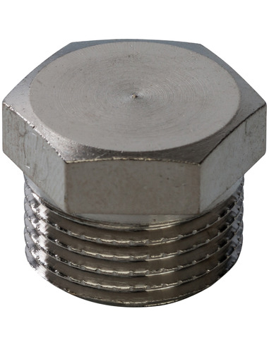 Заглушка никелированная STOUT 3/8" НР