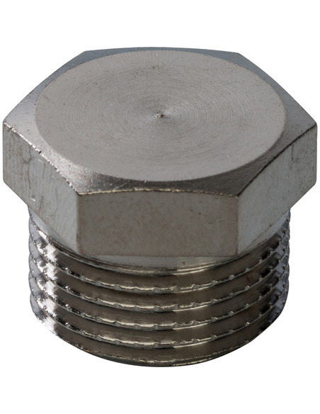 Заглушка никелированная STOUT 3/8" НР