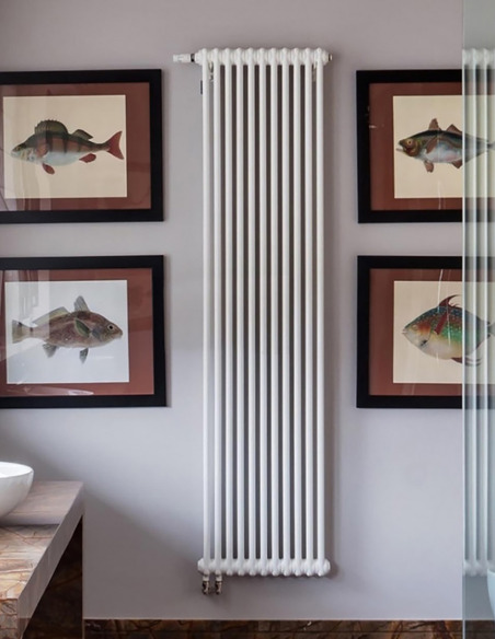 Радиатор трубчатый Zehnder Charleston 2180/14 V001/V002 1/2" RAL9016 (кроншт. в компл.)