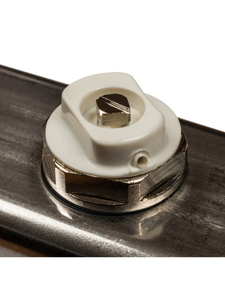 Коллектор STOUT из нержавеющей стали без расходомеров 4 вых. с воздухоотводчиком и сливом