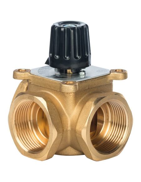 Клапан трехходовой смесительный STOUT 1 1/4" ВР, Kvs 15