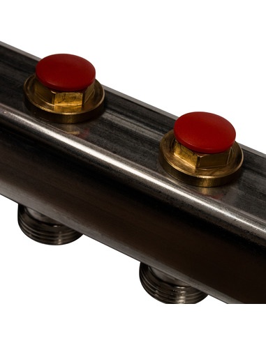 Коллектор STOUT из нержавеющей стали без расходомеров 10 вых.