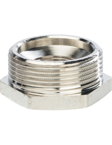 Футорка никелированная STOUT 1"х1/2" НР-ВР