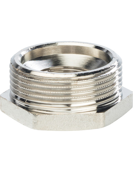 Футорка никелированная STOUT 1"х1/2" НР-ВР