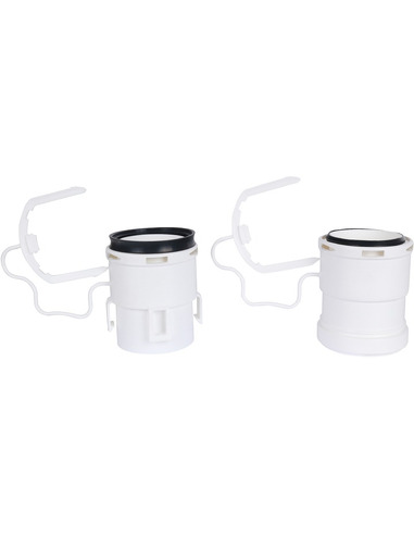 Комплект адаптеров STOUT Ø80 для гибкой трубы конденсационной