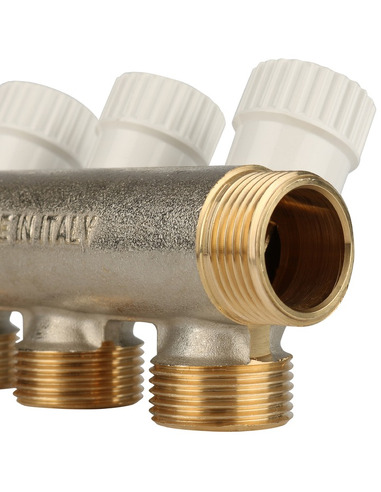 Коллектор распределительный STOUT 3/4", 3 вых. 3/4" ЕК