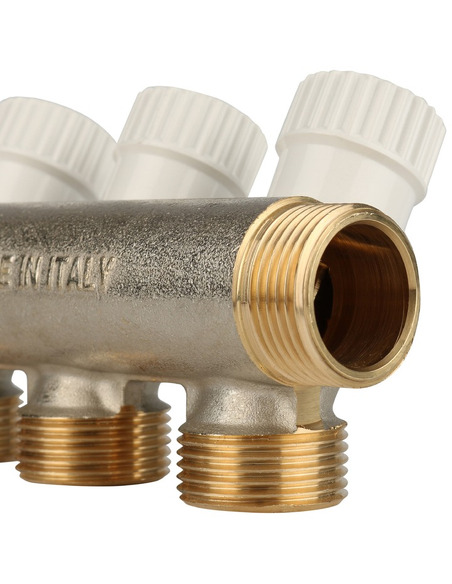 Коллектор распределительный STOUT 3/4", 3 вых. 3/4" ЕК