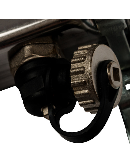 Коллектор STOUT из нержавеющей стали с расходомерами 11 вых. с воздухоотводчиком и сливом