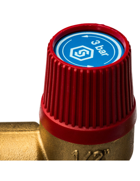 Группа безопасности котла STOUT 3 бар до 50 кВт без теплоизоляции