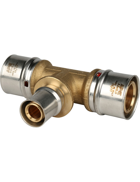 Тройник переходной STOUT 32x20x32 для металлопластиковых труб пресс