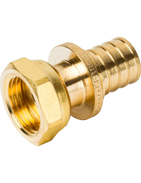 Переходник STOUT 20x1/2" ВР с накидной гайкой для труб из сшитого полиэтилена